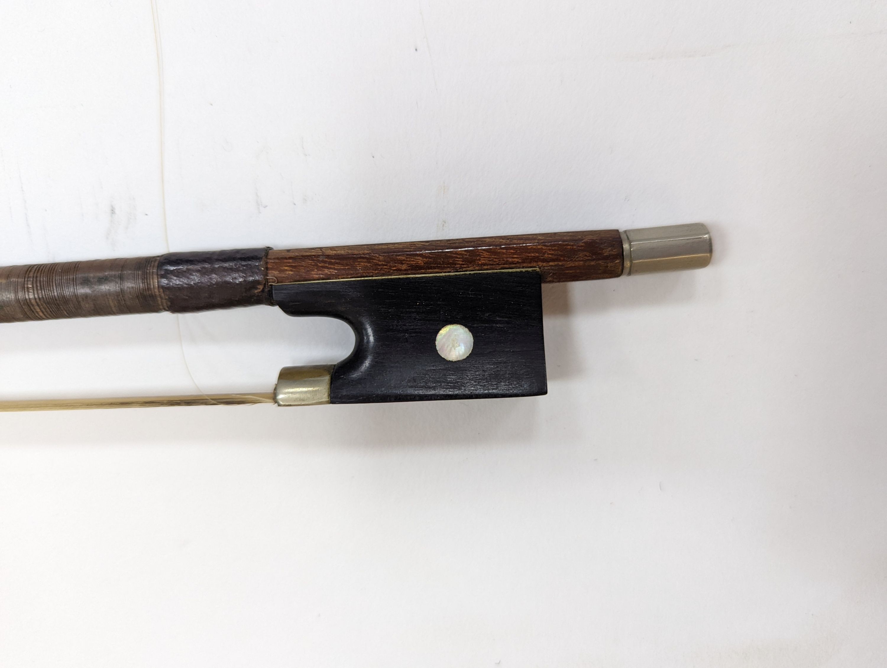 Two cased violins and bows, one with ‘Antonius Straduarius Cremonensis Faciebat Anno 17/13 Made In Czechoslovakia’ label to interior